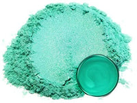 Pigmento en polvo de Mica "té verde" (1.76 oz), aditivo multiusos para manualidades y manualidades, carpintería, bombas de baño naturales, resina, pintura, epoxi, jabón, esmalte de uñas, bálsamo de labios (té verde, 1.76 oz). - Arteztik
