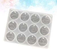SUPVOX DIY Moldes de silicona para fundición artesanal resina epoxi DIY joyería colgante proyectos de arte moldes transparentes - Arteztik
