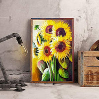 Kit de pintura de diamante para bricolaje, con diamantes de imitación de pavo real redondos, 11.8 x 11.8 in - Arteztik

