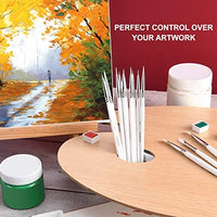 Juego de 5 pinceles de pintura de micro detalles, pinceles de pintura en miniatura para pintura, acrílico, miniatura, para acuarela, aceite - Arteztik
