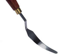 Juego de 5 cuchillos de pintura MEEDEN, versátil espátula de acero inoxidable, paleta de cuchillo, rascador de pintura para aceite acrílico y más - Arteztik
