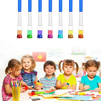 Anezus Juego de pinceles de pintura acrílica, 100 unidades, pinceles de acuarela pequeños, pinceles de nailon, pinceles para artistas de cabello para acuarela de aceite acrílico, pintura de uñas, arte de uñas, detalles en miniatura - Arteztik
