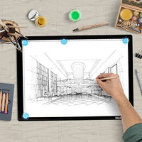 Caja de luz de la almohadilla Artcraft Tracing Light Board para la pintura de diamante - Arteztik
