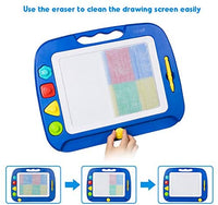 Pizarra colorida borrable magnética para bebés/niños, desarrollo de habilidades, tablero de dibujo, por Tonor - Arteztik
