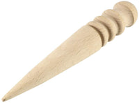 uxcell - Molinillo redondo de madera pulida, herramienta para pulir bordes de cuero, artesanía de cuero con bordes de madera lisa, procesamiento de cuero - Arteztik

