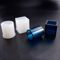 HEALLILY Moldes de resina epoxi para bolígrafos y ceniceros moldes de silicona para hacer herramientas de resina colgante de manualidades 4 piezas - Arteztik
