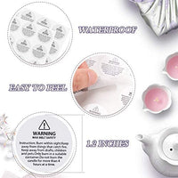 Willbond - Pegatinas de advertencia para velas, tarros de velas, etiquetas de seguridad de fusión de cera, círculos de 1.4 in (200) - Arteztik
