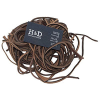 Correas de piel gruesa para manualidades y manualidades, de 0.2 in a 0.5 in de ancho, diferentes longitudes (paquete de 8 oz) – color marrón - Arteztik
