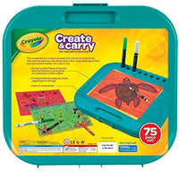 Crayola Create 'n Carry, kit portable de herramientas de arte, más de 75 piezas, gran regalo. - Arteztik
