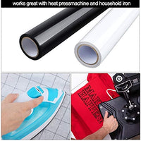 Ruisita - Rollo de vinilo de transferencia de calor de 2 rollos de papel de transferencia de calor suave HTV para ropa de bricolaje, camisetas, cuero, telas, artes y manualidades - Arteztik
