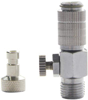 Ebest Airbrush Quick Release Adapter connecter with Valve 1/8" for Paasche with 4 Male Fitting - Arteztik
