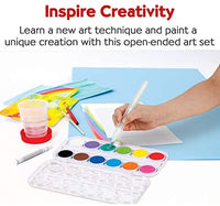 Faber-Castell - Juego de pintura texturizada para niños (12 piezas, 5 pinceles de pintura Tempera y pinceles de textura) - Arteztik
