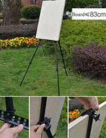 GBYAN - Caballete de metal con trípode para exhibición de trípode con bolsa portátil para suelo, pintura de mesa, exhibición, altura ajustable de 21 a 63 pulgadas (1 paquete) - Arteztik
