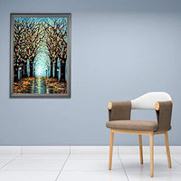 Kit de pintura de diamante 5D para adultos y niños, broca completa, redonda, con diamantes de imitación, arte abstracto, pintura al óleo, perfecto para decoración de la pared del hogar, regalo (12 x 16 pulgadas) - Arteztik
