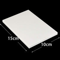 UPlama - Lote de 4 sellos de goma para tallar bloques de tallado de 4 x 6 pulgadas, color blanco, bloque de tallado de impresión, superficie de goma suave y fácil de tallar para proyectos de manualidades e ideal para principiantes y profesionales, color b - Arteztik
