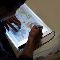Alimentado por USB ultrafina A4 LED Tablero de Trazado de Bloc de dibujo animación caja de luz caja de luz, Tablet lona en blanco para pintar - Arteztik
