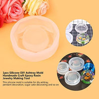 HEEPDD Molde de silicona de resina, molde de silicona para cenicero hecho a mano, resina epoxi, herramienta para hacer joyas para la decoración del hogar - Arteztik
