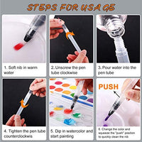 AROIC Paint Brushes Set,120 pcs Nylon Hair Brushes for Acrylic Oil Watercolor Artist Professional Painting Kits - Arteztik
