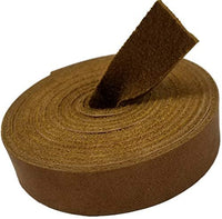 Correas de piel TOFL para artesanías, 4 onzas 1/6" de grosor, 1/2" de ancho y 72" de largo - Arteztik
