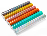 Paquete de hojas de vinilo adhesivas, 12.0 x 12.0 in, ultra mate, paquete de vinilo autoadhesivo permanente en 6 colores para Cricut y Cameo (con 1 papel de transferencia) - Arteztik
