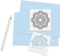 Juego de herramientas de punteado de mandala con 4 cartones, 40 piezas de suministros profesionales, kit de herramientas que incluye 6 plantillas de plantilla, mini caballete, bandeja de pintura para pintar rocas, colorear, dibujar y dibujar - Arteztik
