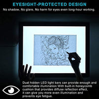 Caja de luz LED portátil A4, LITENERGY Light Pad USB Power LED Artcraft Tracing Light Table para artistas, dibujo, bocetos, animación - Arteztik
