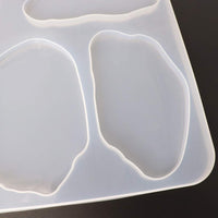 ONGHSD - Moldes de resina epoxi para posavasos grandes para moldes de silicona irregulares para hacer posavasos, cuencos, decoración del hogar - Arteztik
