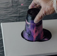 Floetrol - Medio para pintura acrílica | Botellas de 1 cuarto de galón (paquete de 2) | Aditivo Flotrol inundación | Paquete de 20 varillas de mezcla de madera Pixiss - Arteztik
