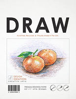 Papel de dibujo premium para lápiz, tinta, marcador y carbón. Ideal para arte, diseño y educación. Paquetes de hojas sueltas. - Arteztik
