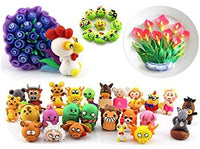Arcilla seca al aire de 36 piezas, arcilla suave para modelar niños con herramientas, arte creativo DIY manualidades, regalo perfecto para niños. - Arteztik
