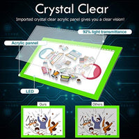 LITENERGY - Caja de luz LED de seguimiento A4 portátil, ultrafina, ajustable, USB, para dibujo de tatuajes, transmisión, bocetos, animación, estenciling - Arteztik
