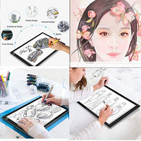 Tablero de luz LED A3 blanco ultrafino USB LED regulable para dibujar arte o dibujar - Arteztik
