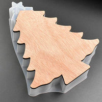 1 molde de resina epoxi con forma de árbol de Navidad pequeño para manualidades, hecho a mano, molde de silicona, tamaño 2.0 x 2.4 in - Arteztik
