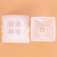 Caja de joyería de silicona de HEALLILY con molde de cristal de resina epoxi, molde de fundición en forma de caja de bricolaje en forma de molde casero para joyería casera - Arteztik
