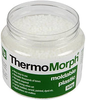 Pellets de plástico moldeable ThermoMorph, reutilizables, reutilizables, térmicas, plegables, ideales para esculpir y manualidades, perfectos para dientes falsos y afilados de Cosplay, 8.8 onzas - Arteztik
