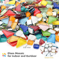 E-Home Shop - Azulejos de mosaico de cristal para mosaico (2.2 lbs, forma irregular, 35.27 oz) - Arteztik

