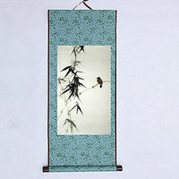 jz014 hmay montaje mini Hanging pared Set de desplazamiento para Kanji en blanco, Sumi y caligrafía china (6pcs/set, 11.8" 27.6") - Arteztik
