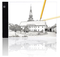 A4 Ultra Slim LED Caja de luz Tracer Luz LED Artcraft Tracing Pad USB Cable Power para Artistas, dibujo, bosquejar, animación - Arteztik
