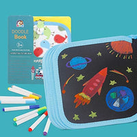DELENA Libro de dibujo borrable para niños pequeños juguetes para viajes por carretera actividades de dibujo Pad para juego de pintura Set (Bird) - Arteztik
