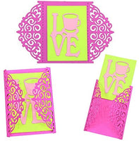 Moldes de metal con forma de marco de amor, herramienta para grabar en relieve para álbumes, tarjetas de papel, álbumes de recortes, manualidades (marco de amor) - Arteztik

