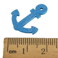 50 piezas de madera Mini Mar Ancla Colgante – Nautical Craft Home para colgar en la pared decoración Scrapbooking tarjeta Ornament Adornos Buena hecha a mano y bricolaje Ideas - Arteztik
