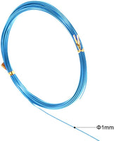Uxcell Alambre de aluminio de 32.5 pies de diámetro 0.039 in de alambre de metal flexible azul cielo para manualidades manualidades 2 piezas - Arteztik
