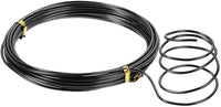 Alambre de aluminio de 16 pies de 0.079 in de diámetro, alambre de metal flexible negro para manualidades - Arteztik
