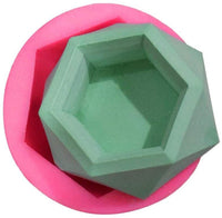 SaPeal - Molde de silicona para flores con forma de diamante, para soporte de velas, para hacer plantas suculentas, macetas, moldes de hormigón - Arteztik

