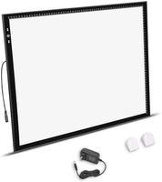 A3 Light Box Light Pad marco de aluminio Touch Dimmer 11W Super Bright Max 4500 Lux con bolsa de transporte/almacenamiento (A3 Light Pad) - Arteztik
