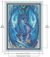 Kit completo de pintura de diamantes 5D redondos por números, doble loro con diamantes de imitación bordados, punto de cruz, suministros de manualidades para decoración de pared en el hogar, oficina, 12 x 16 pulgadas - Arteztik
