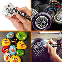 Rotuladores para pintura de rocas – Madera, vidrio, metal y cerámica, funciona en casi todas las superficies, juego de 36 rotuladores de punta media vibrante, de secado rápido, resistentes al agua - Arteztik
