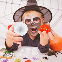 10Pcs Silicone Coffin Box Resin Molds Set Halloween Decoration Casket Resin Casting Molds Bat Owl Skull Hands Pumpkin Spider Shape DIY Mold - Arteztik
