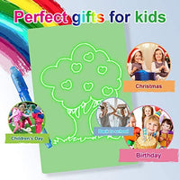 Light Drawing Board for Kids, A4 Light Drawing Pad Draw with Light, Magic Pad Light up Drawing Pad for Kids w/Magic Pens, Painting Writing Board Educational Toys for Kids Toddlers Boys Girls (A4) - Arteztik
