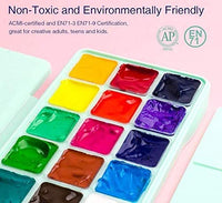 24 Colors Gouache Paint Set (Pink) - Arteztik
